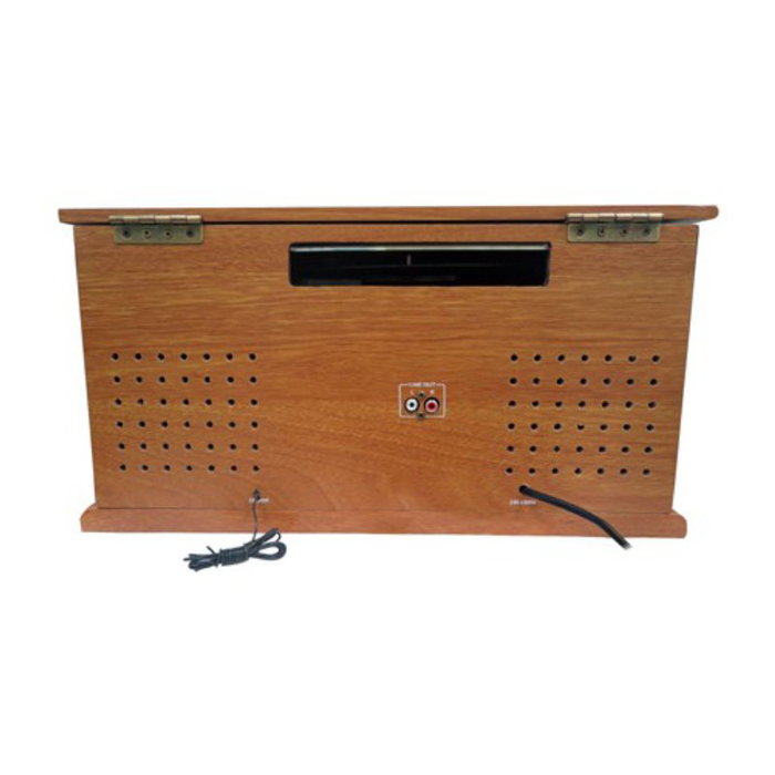 Sunstech PXRC52CD Tocadiscos de Madera con Bluetooth, CD, Cassette y Radio Sunstech PXRC52CD Tocadiscos de Madera con Bluetooth, CD, Cassette y Radio